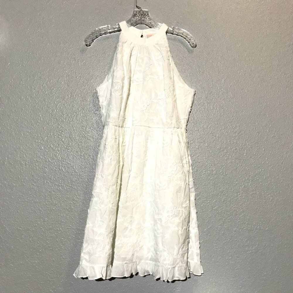 NWT Ted Baker Halter Neck Skater Embroidery Dress